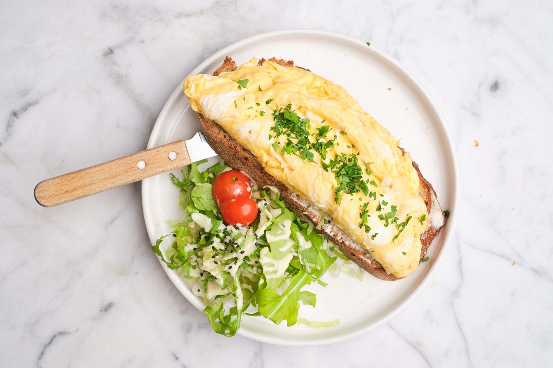 Rührei mit Feta